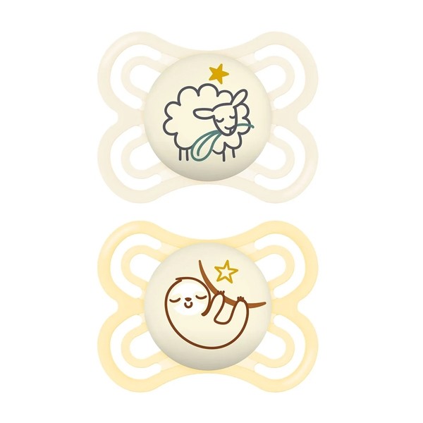 MAM Perfect Nuit Sucette symétrique silicone 2-6 mois