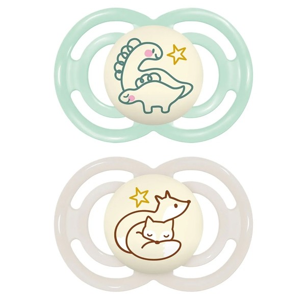 MAM Perfect Nuit Sucette symétrique silicone 18 mois et +