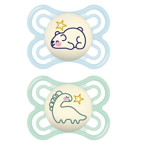 MAM Perfect Nuit Sucette symétrique silicone 2-6 mois