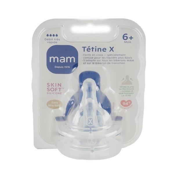 MAM 2 tétines biberon