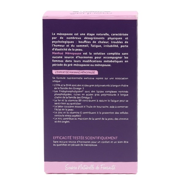 Manhaé ménopause capsules
