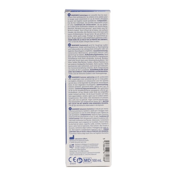 Marimer Lavage du nez spray nasal