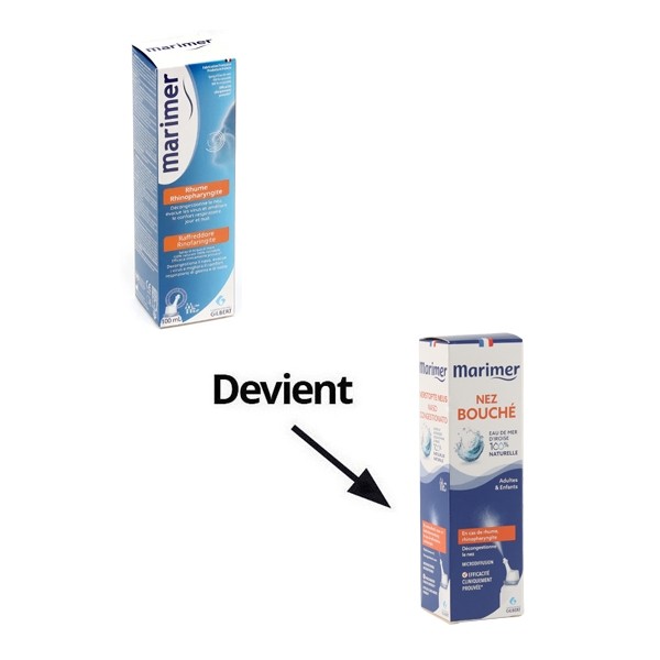 Marimer Hypertonique Nez bouché spray nasal