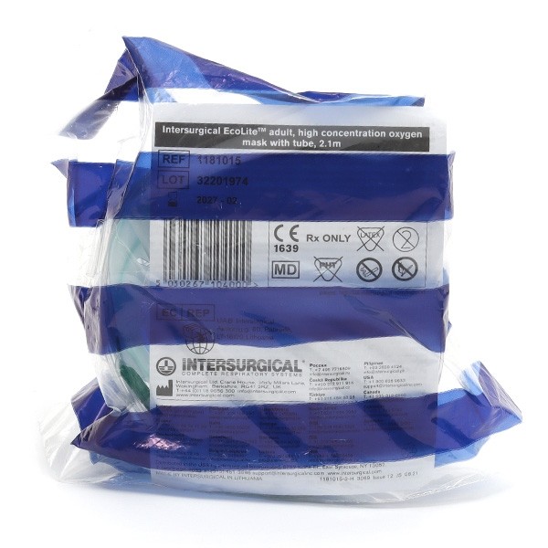 Masque à oxygène haute concentration