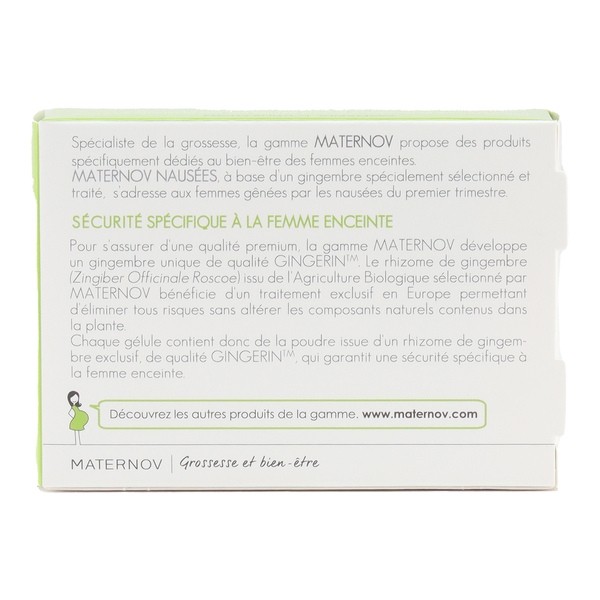 Maternov nausées de grossesse bio gélules
