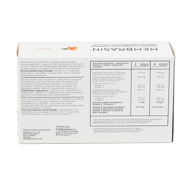 Membrasin Moisture Oméga 7 Capsules