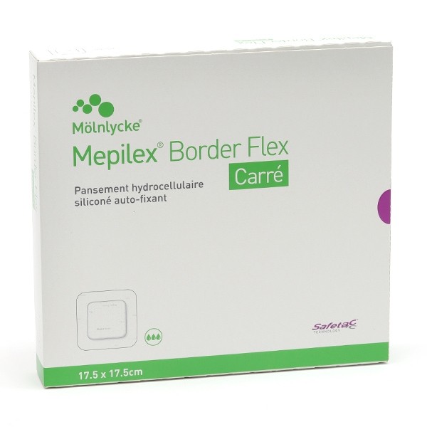 Mepilex Border Flex Carré Pansement hydrocellulaire