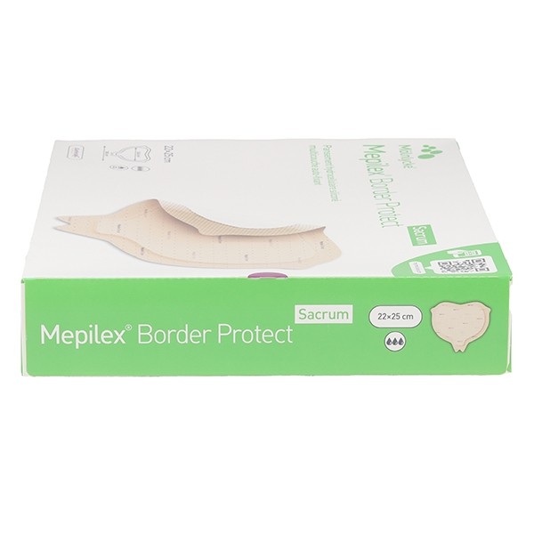 Mepilex Border Protect Sacrum pansement hydrocellulaire