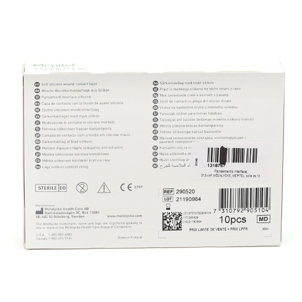 Mepitel pansement siliconé