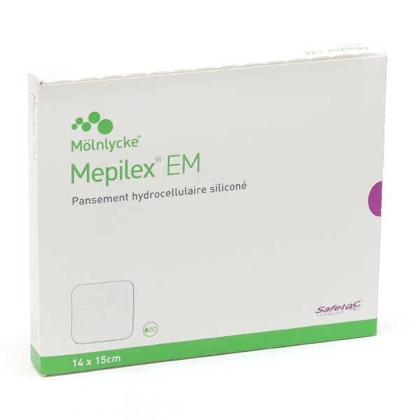 Mepilex EM pansement hydrocellulaire 10 unités