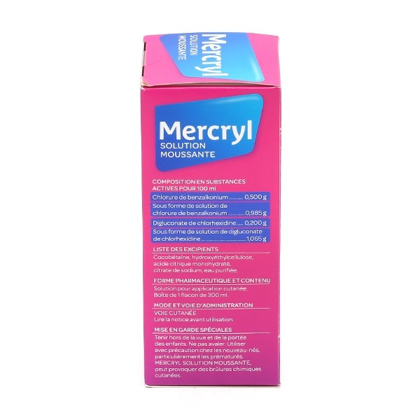 Mercryl solution moussante antiseptique
