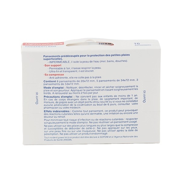 Mercurochrome Pansements Bain