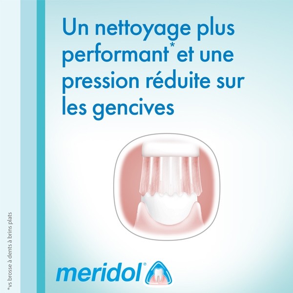 Méridol protection gencives + sensibilité brosse à dents souple