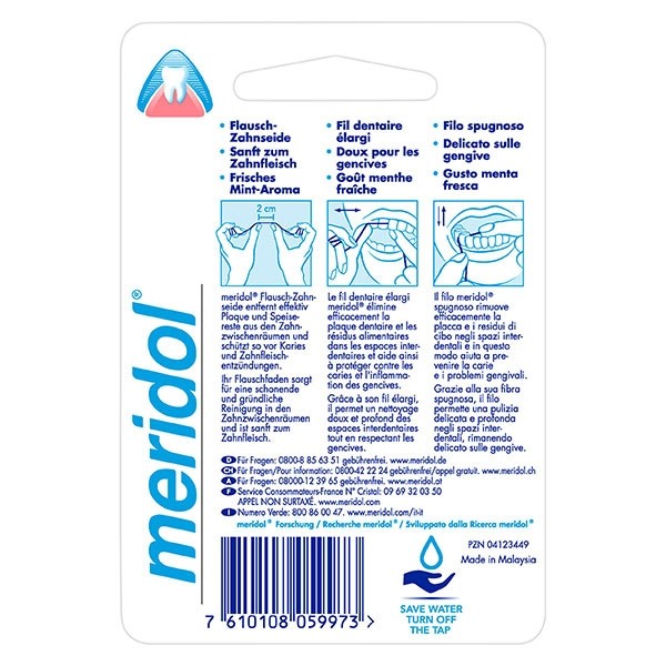 Méridol fil dentaire élargi 40 m