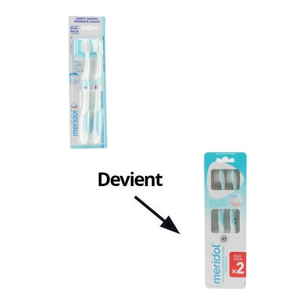 Méridol Protection Gencives brosse à dents souple