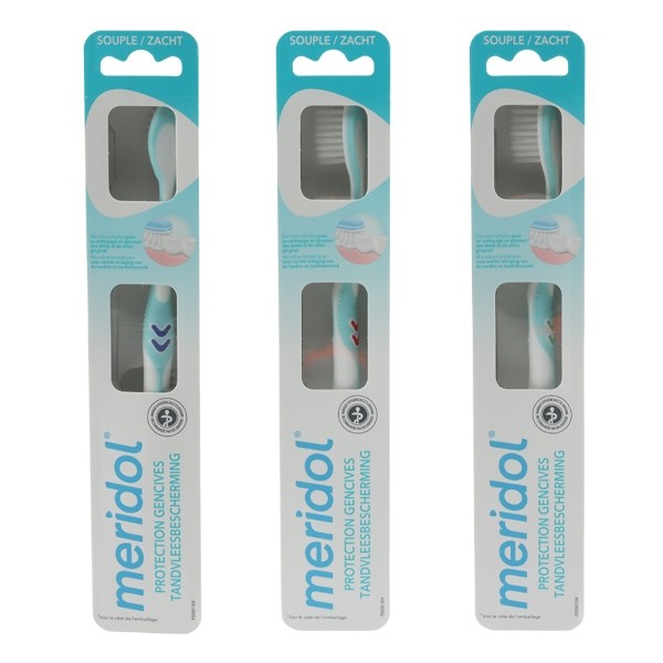 Méridol Protection Gencives brosse à dents souple