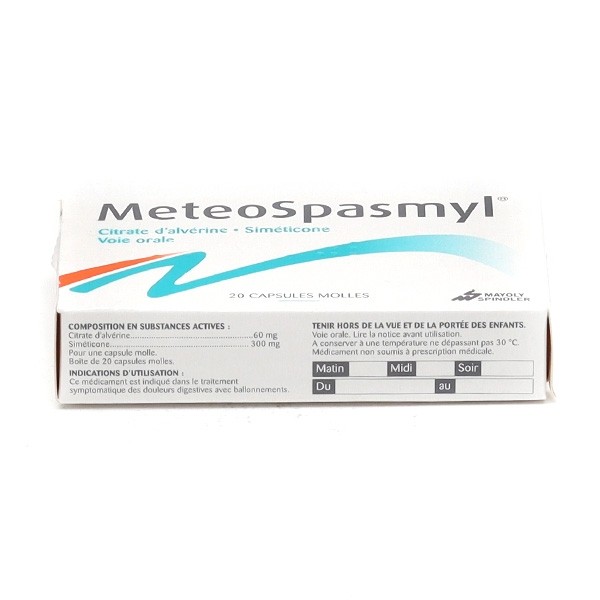 Meteospasmyl capsule mal de ventre