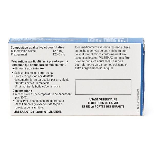 Milbemax Chien comprimé vermifuge