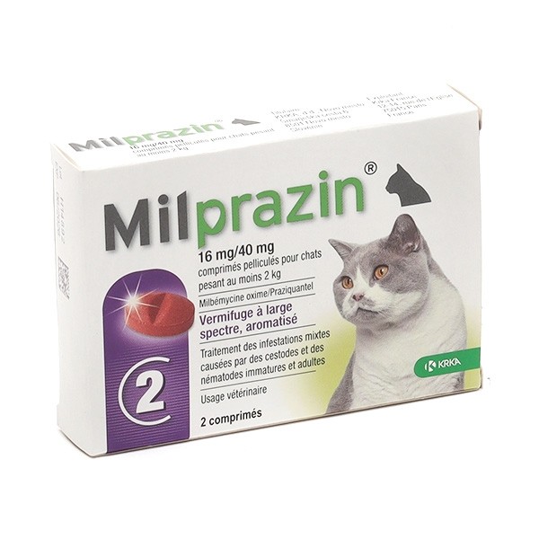 Milprazin Chat comprimé vermifuge
