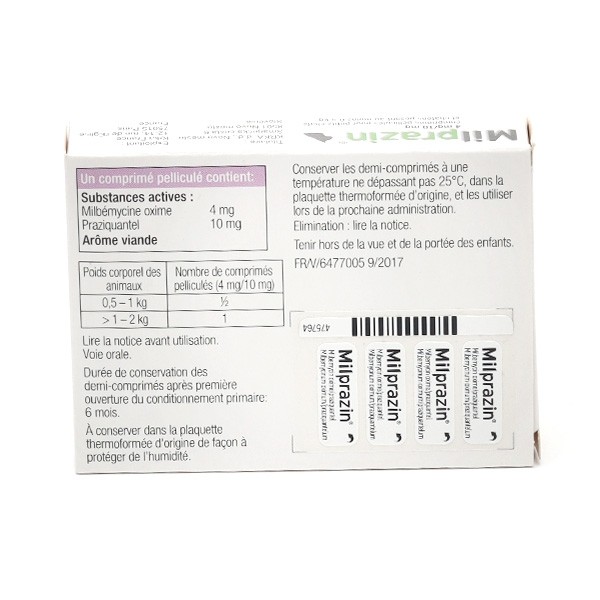 Milprazin Chat comprimé vermifuge