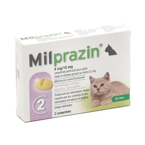 Milprazin Chat comprimé vermifuge