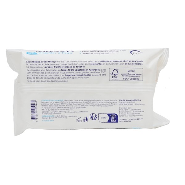 Mitosyl lingettes à l'eau