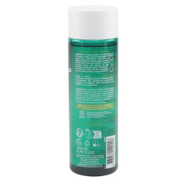 MKL huile réparatrice Aloe vera bio