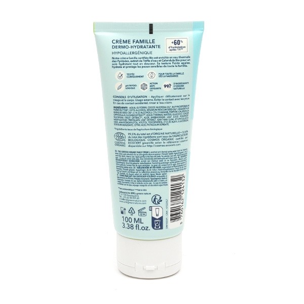 MKL Aqua crème famille dermo hydratante bio