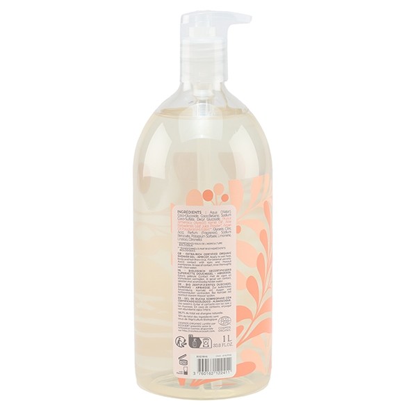 MKL gel douche surgras Abricot bio