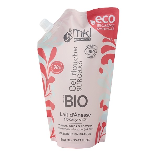 MKL Gel Douche Surgras Lait d'Ânesse Bio