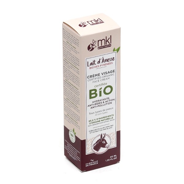 MKL crème visage lait d'ânesse bio