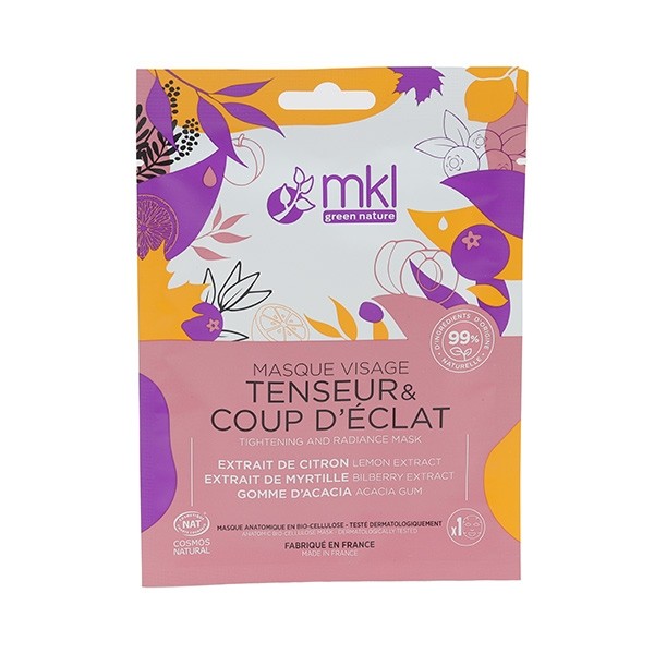 MKL Masque visage tenseur coup d'éclat