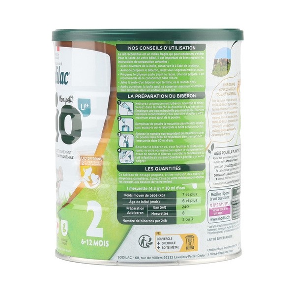 Modilac Bio lait 2ème âge