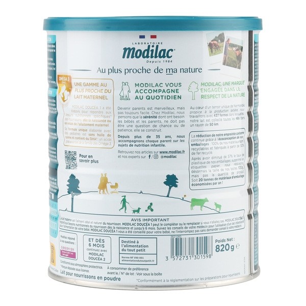 Modilac Doucéa lait 1er âge Lf+