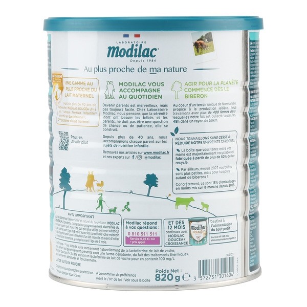 Modilac Doucea lait 2ème âge Lf+