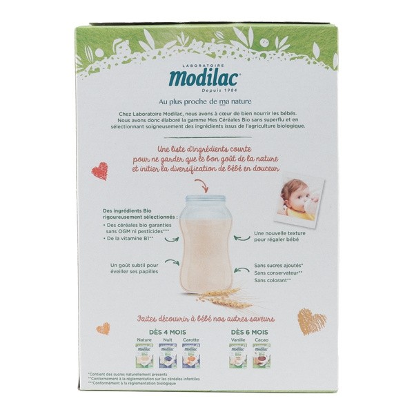 Modilac Mes céréales bio Multicéréales
