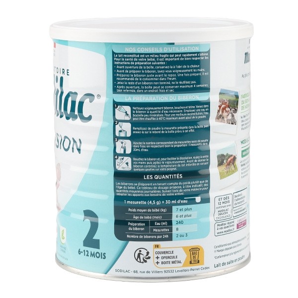 Modilac Précision Lait 2ème âge