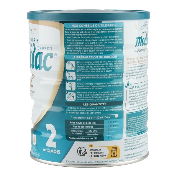 Modilac Riz 2 lait 2ème âge