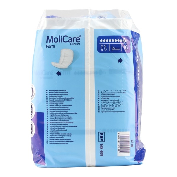 Molicare Premium Form Protections anatomiques 9 gouttes