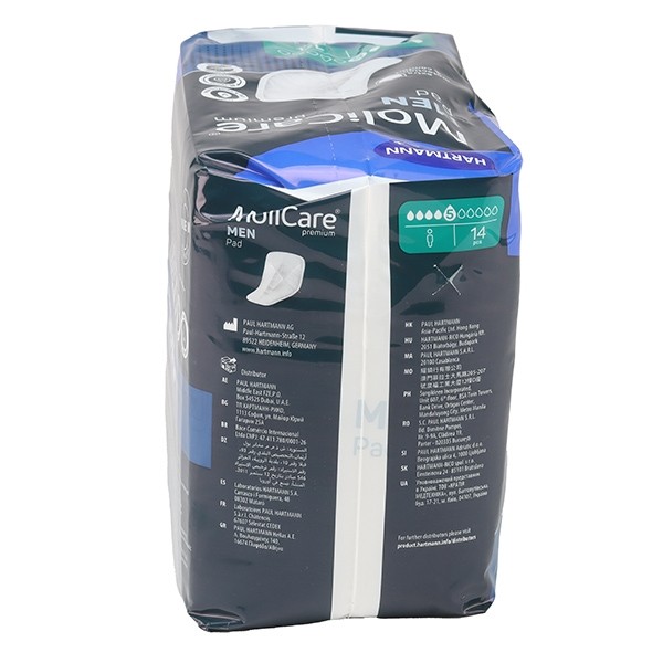 Molicare Premium Men Pad Protection anatomique 5 gouttes