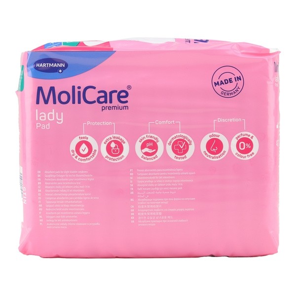 Molicare Premium Lady Pad Protections anatomiques 5 gouttes