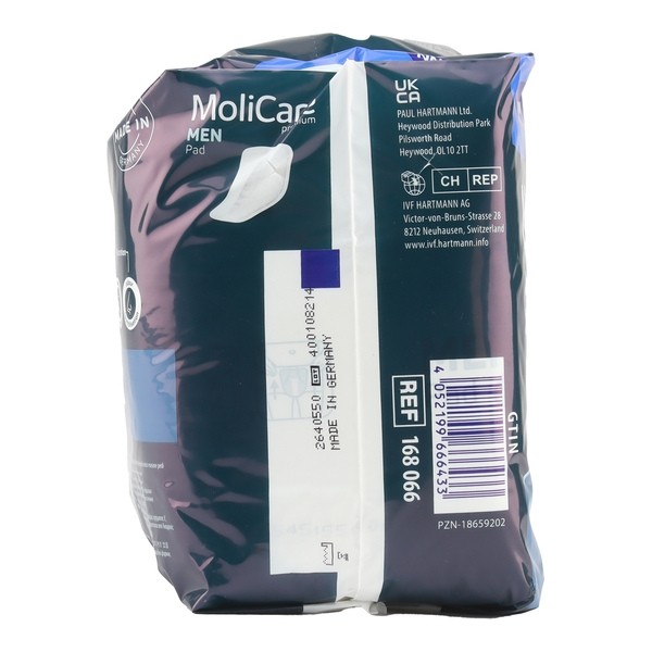 Molicare Premium Men Pad Protection anatomique 3 gouttes