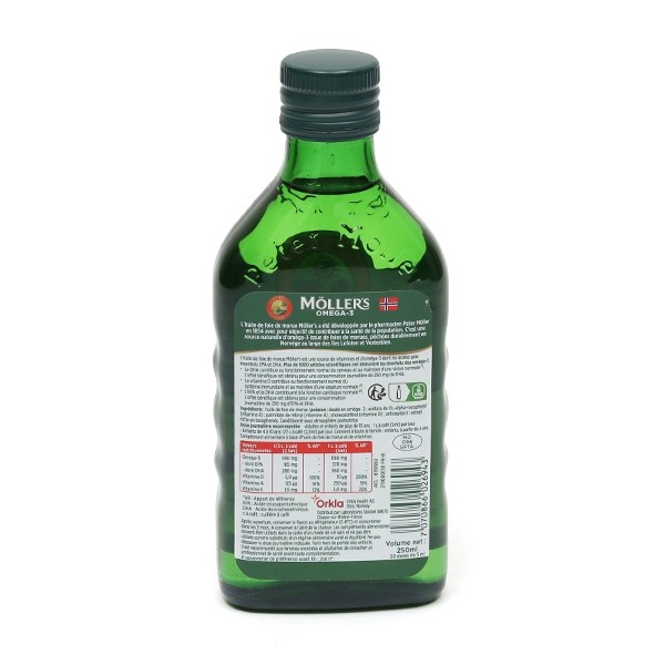 Moller's Huile de foie de morue Omega 3