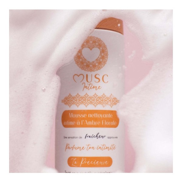 Musc Intime Mousse nettoyante à l'ambre florale