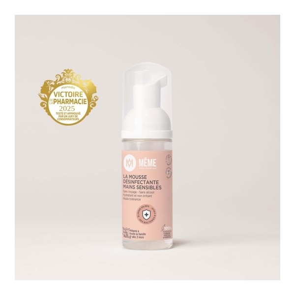 Même Mousse désinfectante mains sensibles