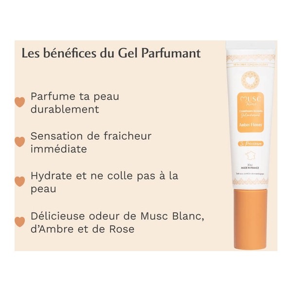 Musc Intime Gel parfumant Ambre floral