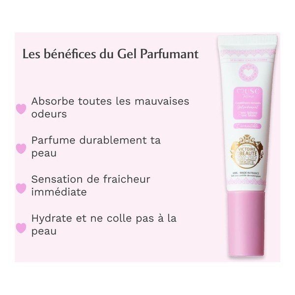 Musc Intime Gel parfumant Musc blanc