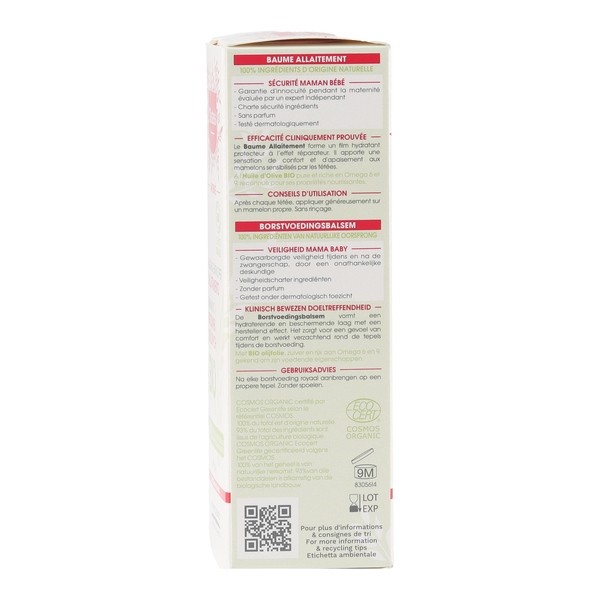Mustela Baume allaitement Bio