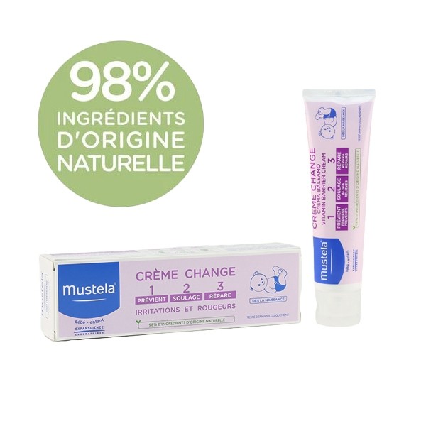 Mustela Bébé Crème change 1 2 3