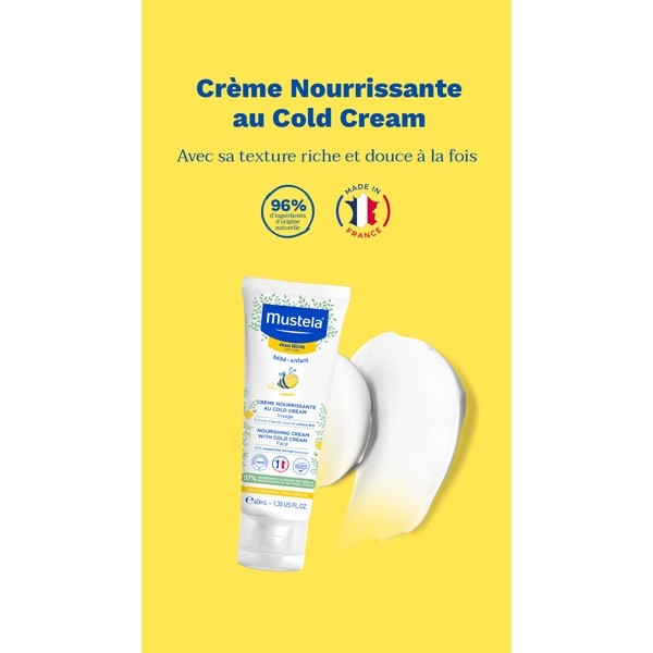 Mustela crème nourrissante Cold cream